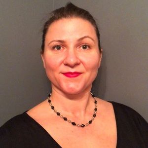 Black and silver necklace and bracelet